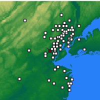 Nearby Forecast Locations - Westfield - Carte