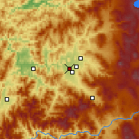 Nearby Forecast Locations - Central Point - Carte