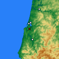 Nearby Forecast Locations - Coos Bay - Carte