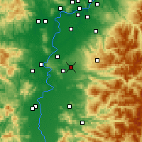 Nearby Forecast Locations - Aumsville - Carte