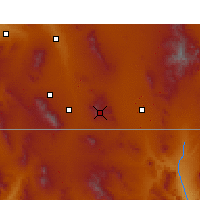 Nearby Forecast Locations - Bisbee - Carte