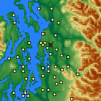 Nearby Forecast Locations - Bothell - Carte