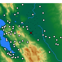 Nearby Forecast Locations - Byron - Carte