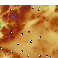 Nearby Forecast Locations - California City - Carte