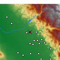 Nearby Forecast Locations - Clovis - Carte