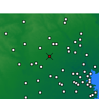 Nearby Forecast Locations - Cypress - Carte