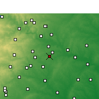 Nearby Forecast Locations - Dale - Carte
