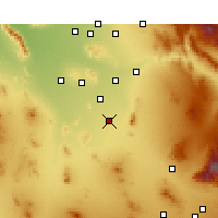 Nearby Forecast Locations - Eloy - Carte