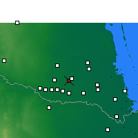 Nearby Forecast Locations - Elsa - Carte