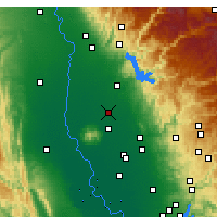 Nearby Forecast Locations - Gridley - Carte