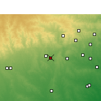 Nearby Forecast Locations - Hondo - Carte