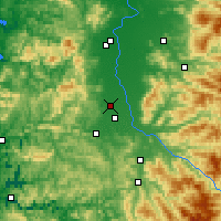 Nearby Forecast Locations - Junction City - Carte