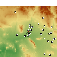 Nearby Forecast Locations - Litchfield Park - Carte
