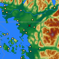 Nearby Forecast Locations - Lynden - Carte