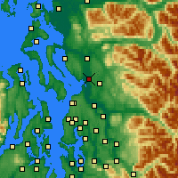 Nearby Forecast Locations - Marysville - Carte