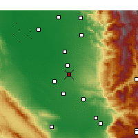 Nearby Forecast Locations - McFarland - Carte
