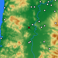Nearby Forecast Locations - Monmouth - Carte