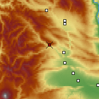 Nearby Forecast Locations - Naches - Carte