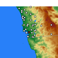 Nearby Forecast Locations - National - Carte