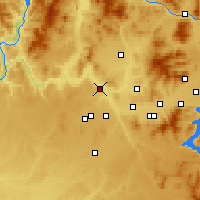 Nearby Forecast Locations - Nine Mile Falls - Carte