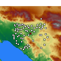 Nearby Forecast Locations - Norco - Carte