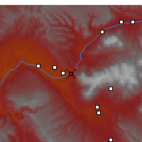 Nearby Forecast Locations - Palisade - Carte
