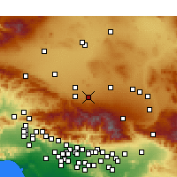 Nearby Forecast Locations - Lake Los Angeles - Carte