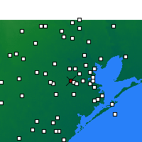 Nearby Forecast Locations - Pearland - Carte