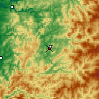 Nearby Forecast Locations - Roseburg - Carte