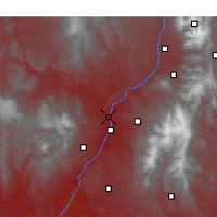 Nearby Forecast Locations - San Juan Pueblo - Carte