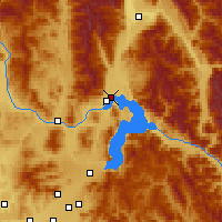 Nearby Forecast Locations - Clark Fork - Carte