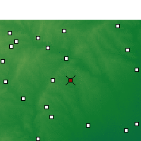 Nearby Forecast Locations - Schulenburg - Carte