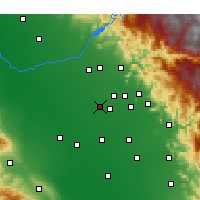Nearby Forecast Locations - Selma - Carte