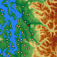 Nearby Forecast Locations - Snohomish - Carte