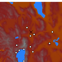 Nearby Forecast Locations - Sun Valley - Carte