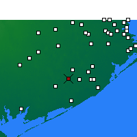 Nearby Forecast Locations - Sweeny - Carte