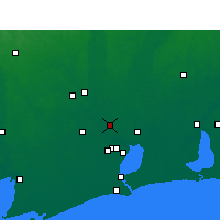 Nearby Forecast Locations - Vidor - Carte