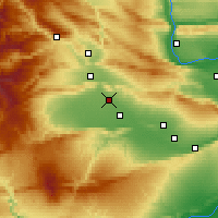 Nearby Forecast Locations - Wapato - Carte