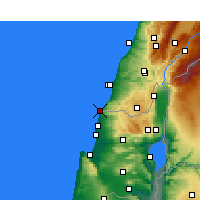 Nearby Forecast Locations - Naqoura - Carte