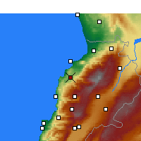Nearby Forecast Locations - Amioun - Carte