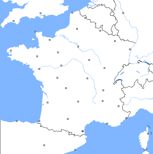 Précipitations (24 h) France