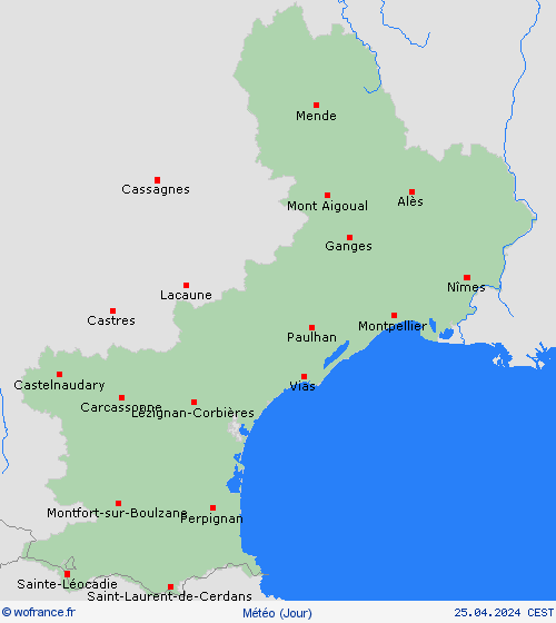 aperçu  France Cartes de prévision