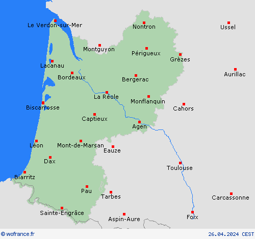 Carte de prévision