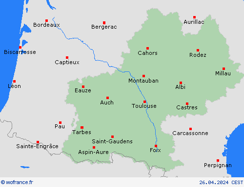 Carte de prévision