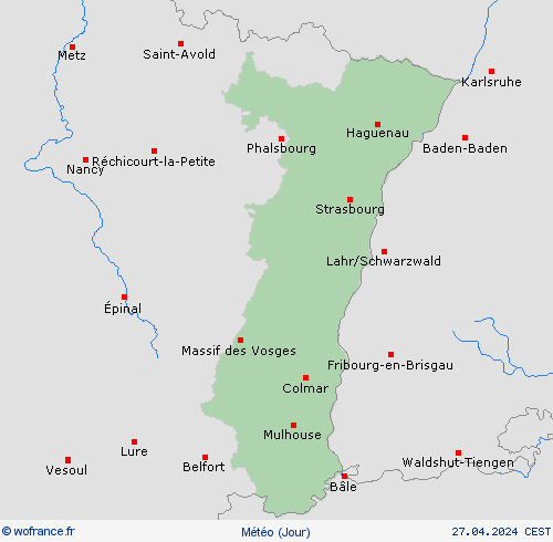 aperçu  France Cartes de prévision