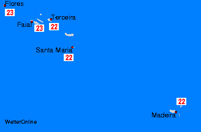 Açores/Madèere: mer, 15.05.
