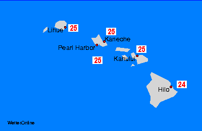 Hawaï: mer, 22.05.