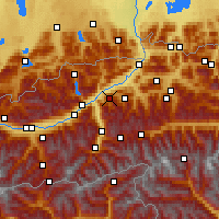 Nearby Forecast Locations - Alpbach - Carte