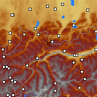 Nearby Forecast Locations - Ehrwald - Carte