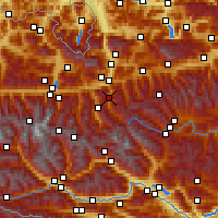 Nearby Forecast Locations - Grossarl - Carte